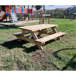 Taules de pícnic a l'aire lliure WPC duradores i personalitzables de KSHD